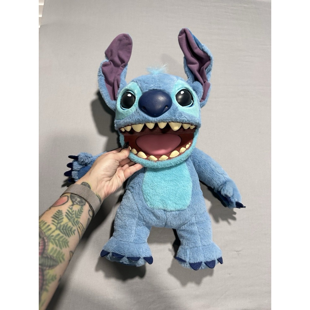 Disney Stitch Real FX Plush from Lilo & Stitch- 18" Animatronic Puppet Works